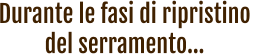 restauro serramenti